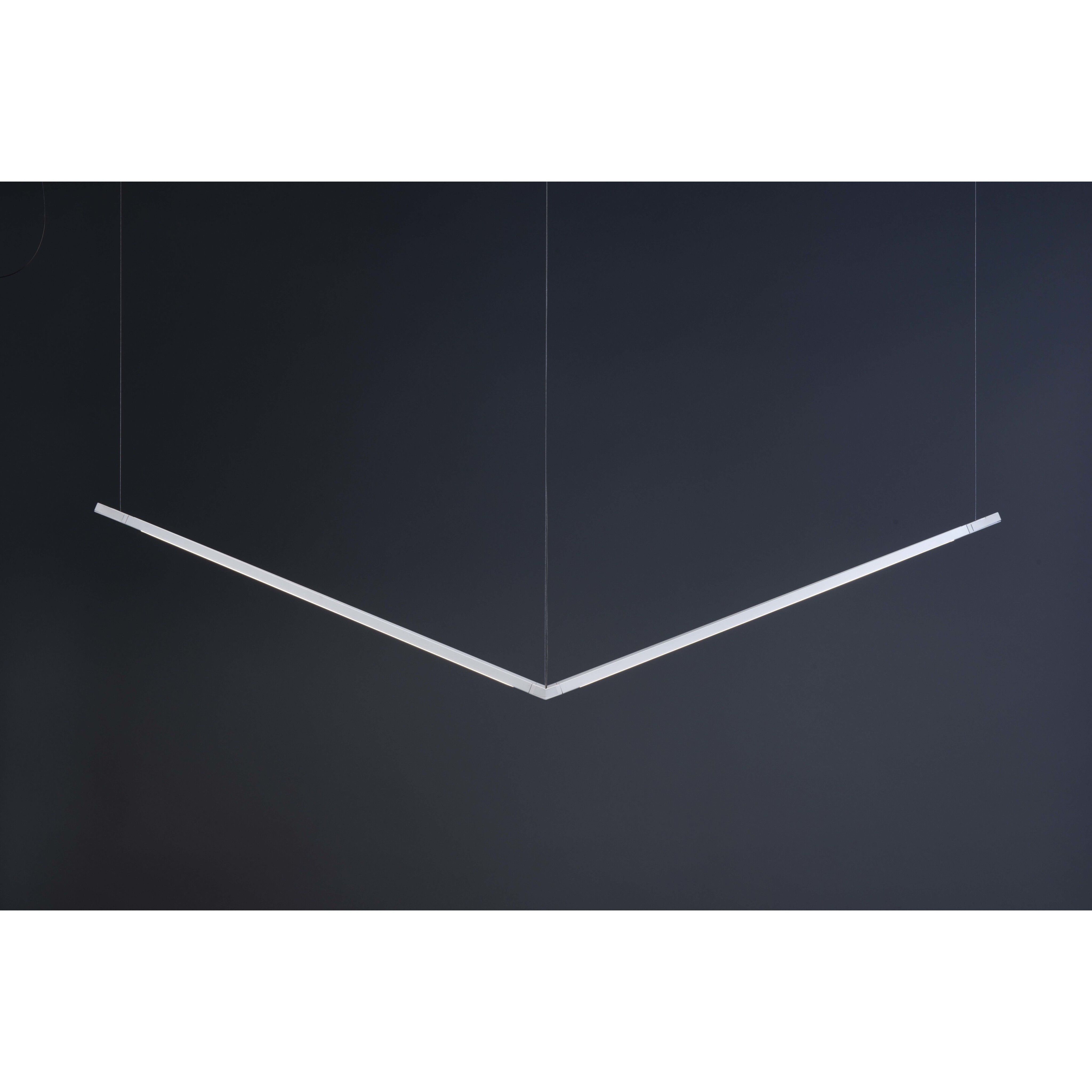 Z-Bar LED 14.68 inch Matte White Pendant Ceiling Light, Bird